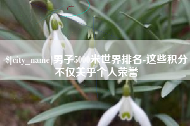 六安男子5000米世界排名-这些积分不仅关乎个人荣誉