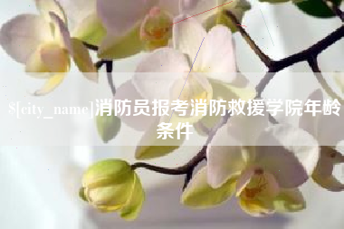 六安消防员报考消防救援学院年龄条件
