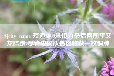 六安短道5000米接力最后两圈李文龙陪跑-尽管中国队最终收获一枚铜牌
