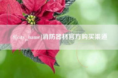 六安消防器材官方购买渠道