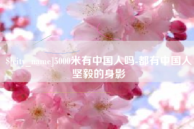 六安5000米有中国人吗-都有中国人坚毅的身影