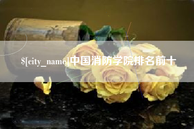 六安中国消防学院排名前十