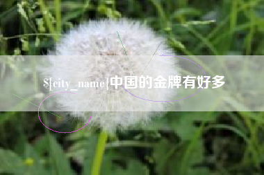 六安中国的金牌有好多