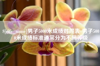 六安男子5000米成绩对照表-男子5000米成绩标准通常分为不同等级