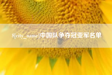 六安中国队争夺冠亚军名单