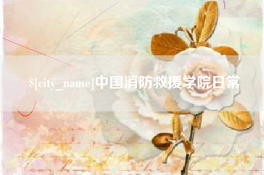 六安中国消防救援学院日常