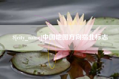 六安中国地图方向指北标志