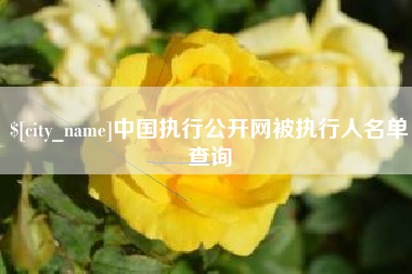 六安中国执行公开网被执行人名单查询