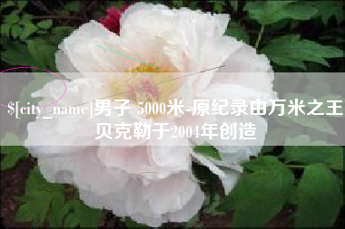 六安男子 5000米-原纪录由万米之王贝克勒于2004年创造