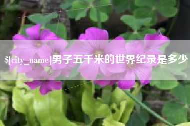 六安男子五千米的世界纪录是多少