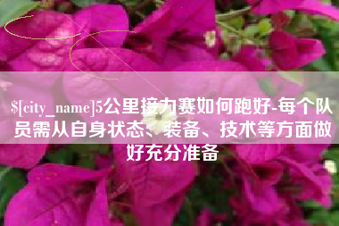 六安5公里接力赛如何跑好-每个队员需从自身状态、装备、技术等方面做好充分准备