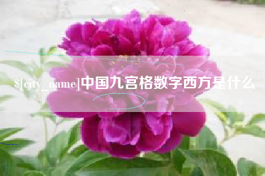六安中国九宫格数字西方是什么