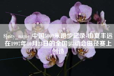 六安中国5000米跑步记录-由夏丰远在1997年10月23日的全国运动会田径赛上创造
