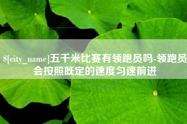 六安五千米比赛有领跑员吗-领跑员会按照既定的速度匀速前进