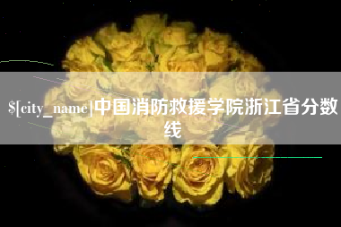 六安中国消防救援学院浙江省分数线
