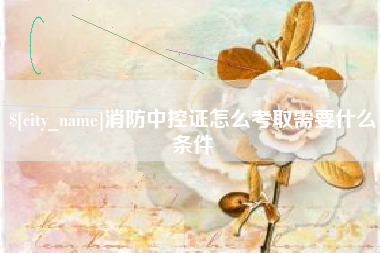 六安消防中控证怎么考取需要什么条件