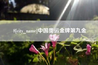 六安中国奥运金牌第九金